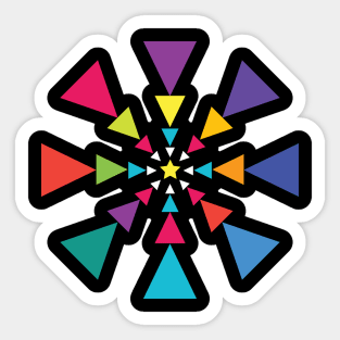 Triangle Dance Sticker